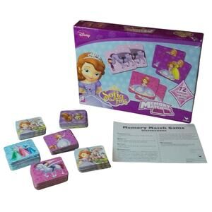 Disney Jr. Sofia the First Memory Match Game 72 Cards Cardinal #2091